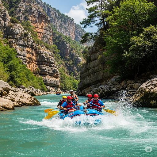 Köprülü Kanyon’da Rafting Keyfi: Doğayla Baş Başa Macera
